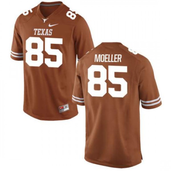 Men's Texas Longhorns #85 Philipp Moeller Tex Limited Official Jersey Orange